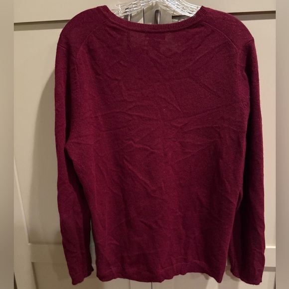 EUC Charter Club by Macy's V-Neck Burgundy Cashmere Sweater SZ XL - Picture 11 of 11